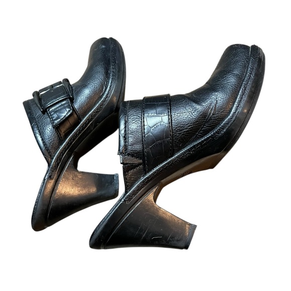 Sole Sensibility Women’s Size 7.5 Black Leather Women's Mules - Picture 7 of 10